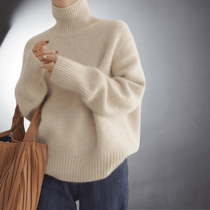 Adalgisa | Maglione Dolcevita In Morbido Cashmere